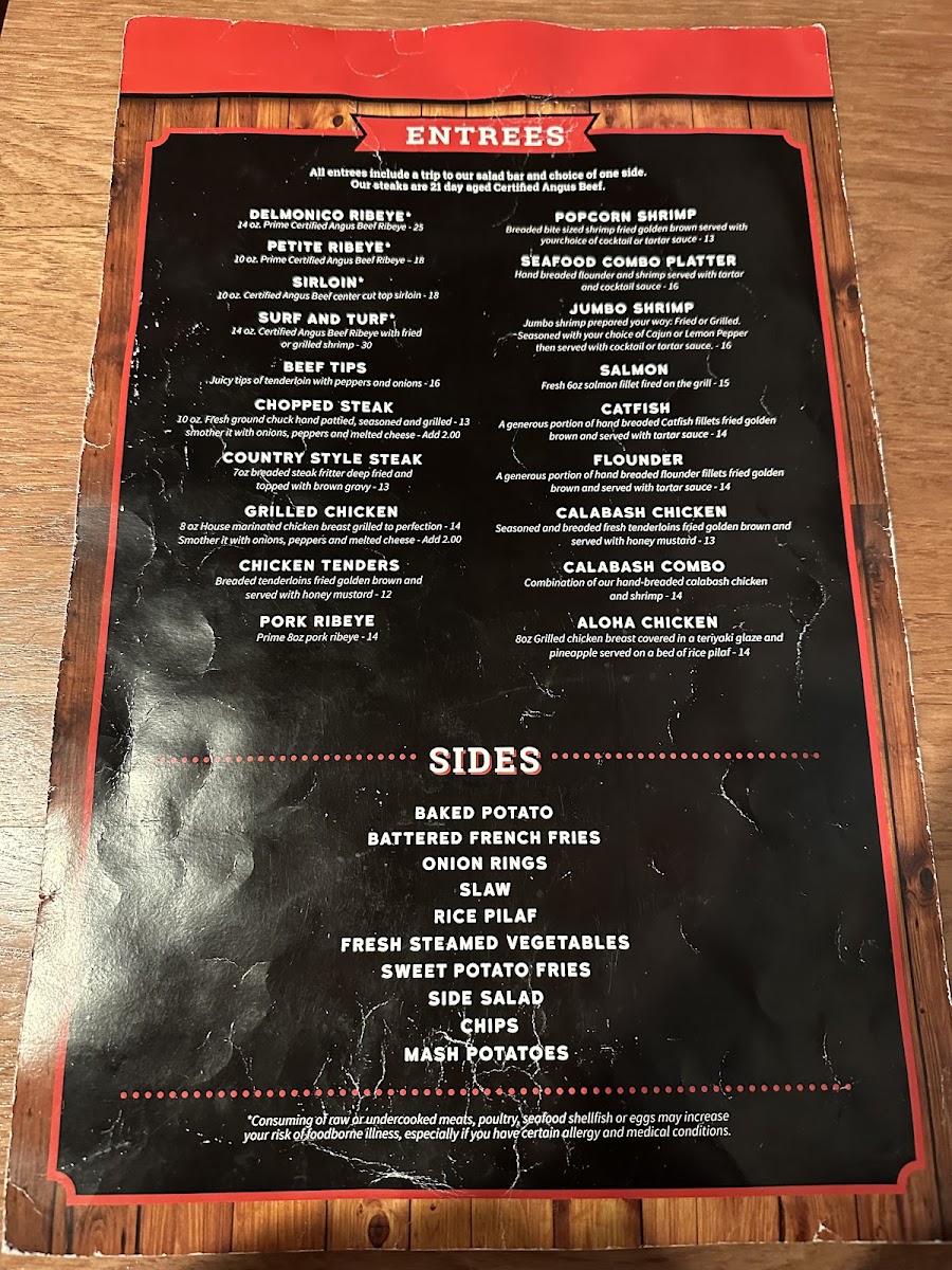 M&J Restaurant Of Greer Menu - Image 1